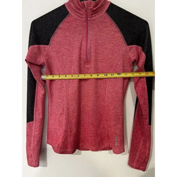 Reebox 1/3 Zip Running Shirt Women's Size XS - Picture 6 of 8